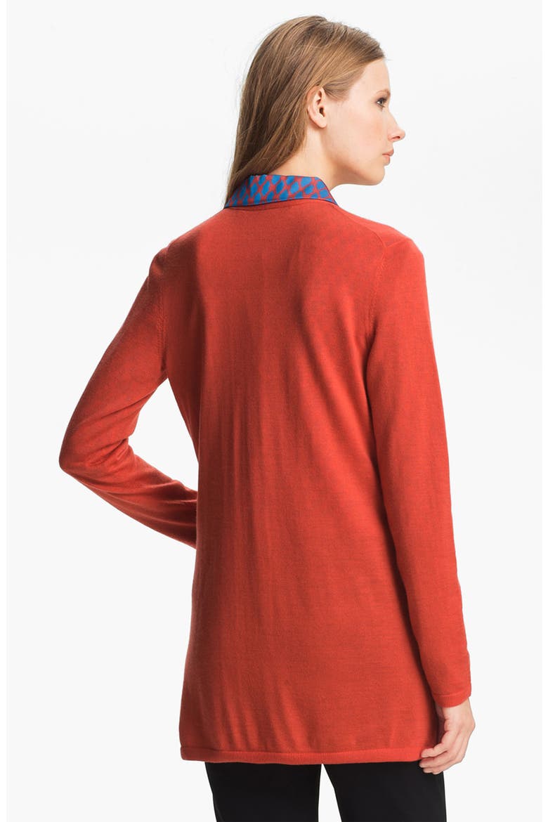 'Sofie' Cashmere Cardigan (Nordstrom Exclusive), Alternate, color, RED AURORA