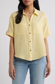 beachlunchlounge River Gauze Shirt