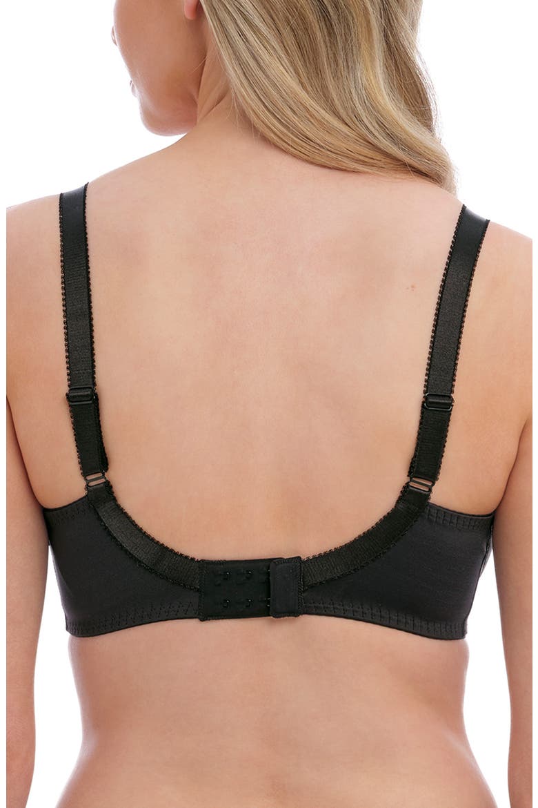 Adelle Underwire Side Support Bra, Alternate, color, BLACK