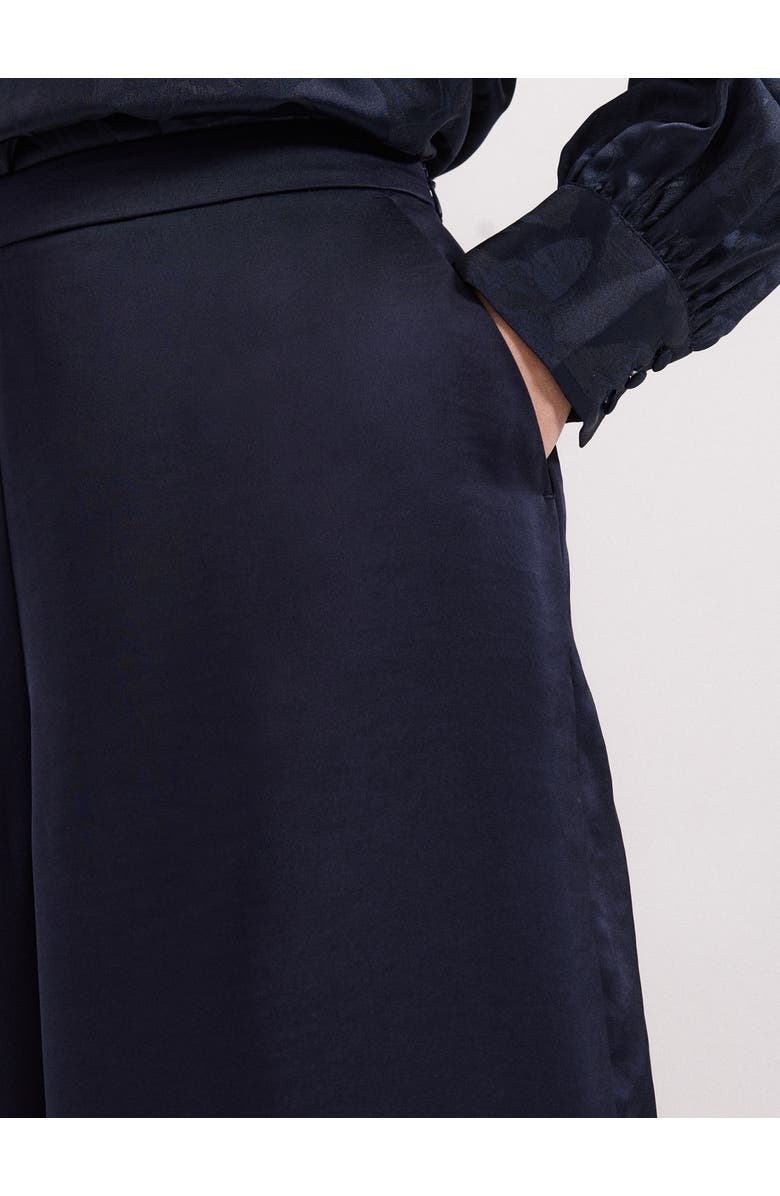 Phase Eight Beccy Satin Trouser, Alternate, color, Navy