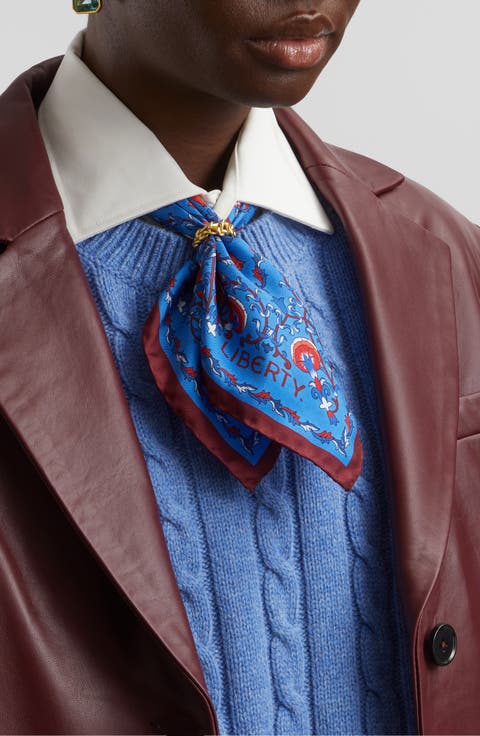 Lodden Silk Square Scarf