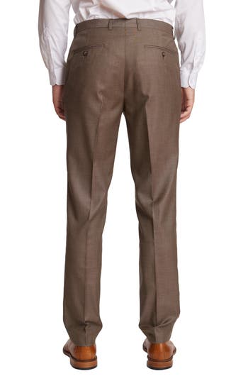 Paisley & Gray Modern Fit Downing Dress Pants In Brown