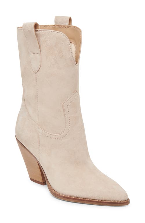 Dolce Vita Jessey Western Boot In Dune Suede