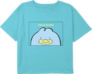 KPop Demon Hunters Girl's KPop Demon Hunters Hello Friend Duck Card  Graphic T-Shirt