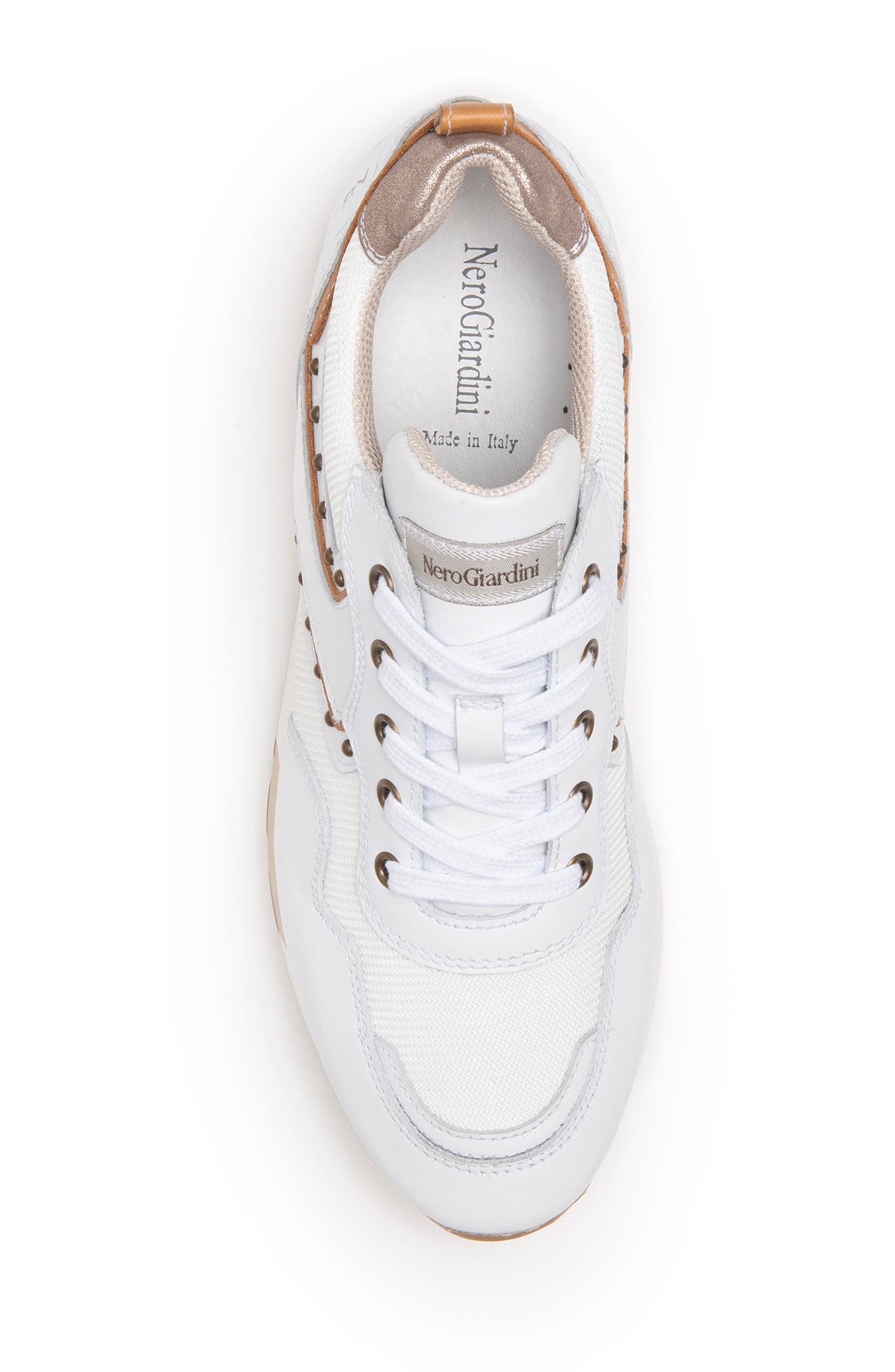 NeroGiardini Retro Stud Platform Sneaker, Alternate, color, 