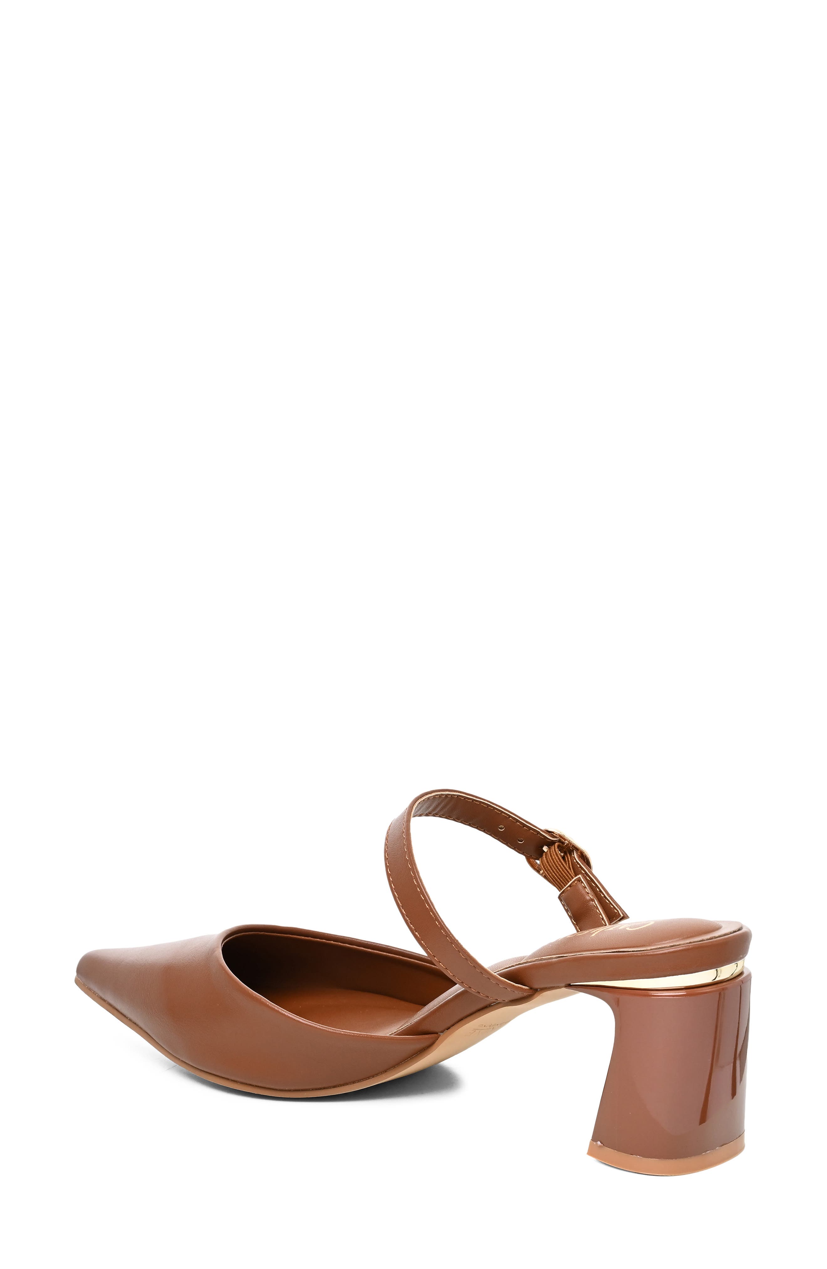 Pointed Toe Sandal, Alternate, color, LUGGAGE