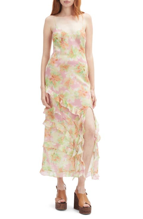 Cantara Ruffle Trim Maxi Dress