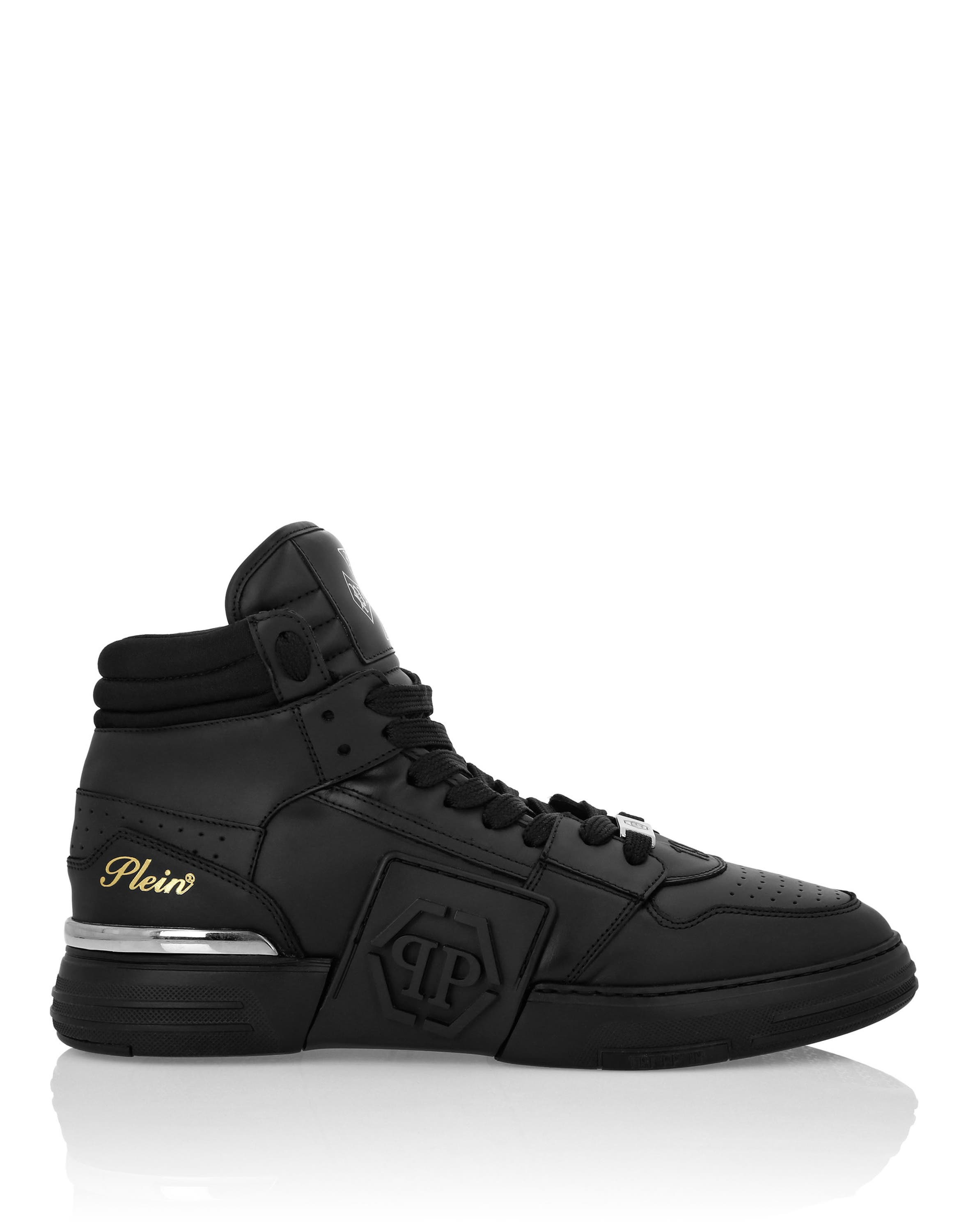 Mid Top Sneakers Phantom Kicks Unisex, Alternate, color, black/black