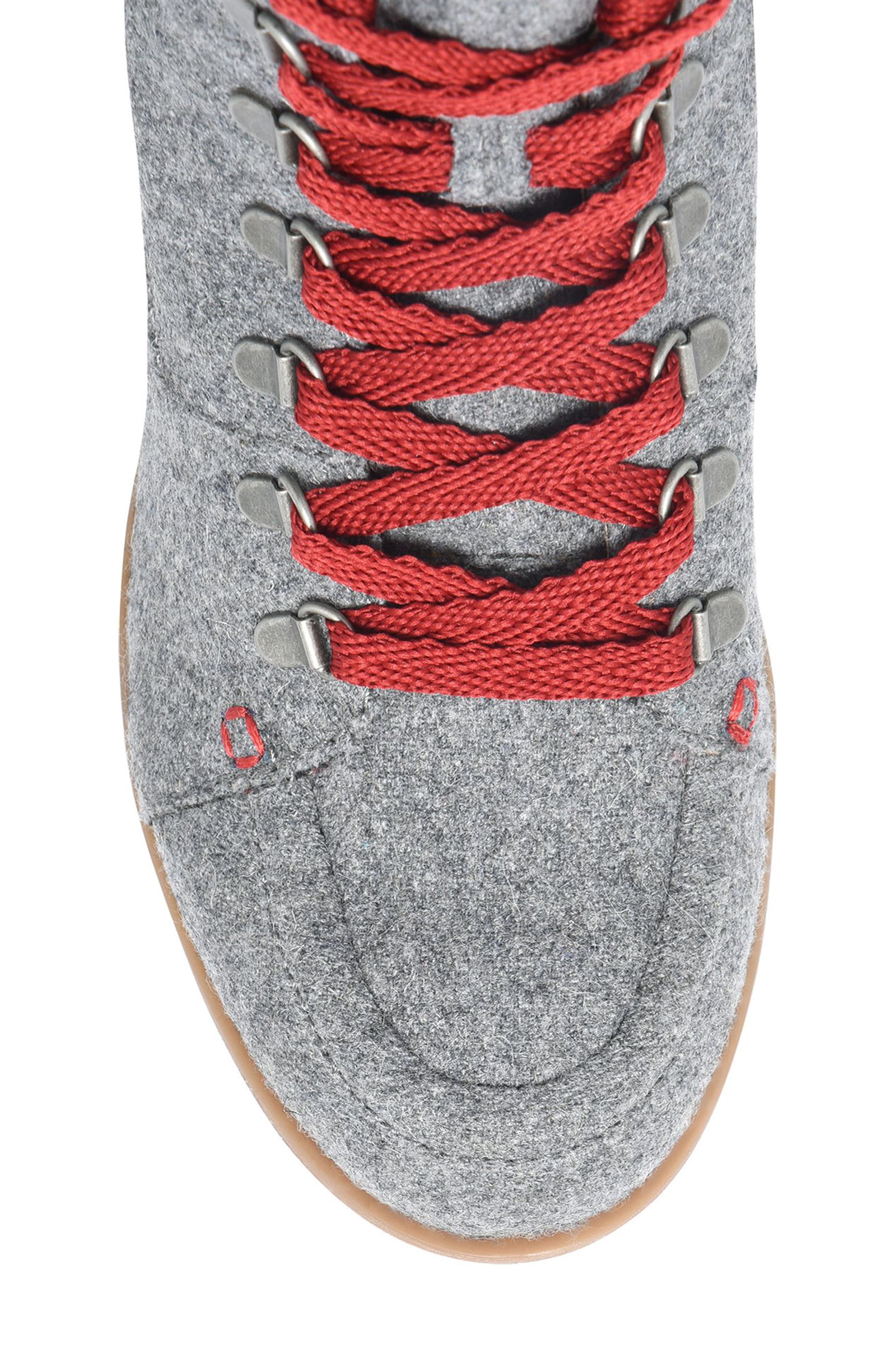 Kork-Ease<sup>®</sup> Evie Heeled Lace-Up Boot, Alternate, color, Grey
