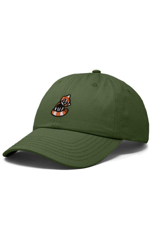 DALIX DALIX RED PANDA EMBROIDERED DAD HAT