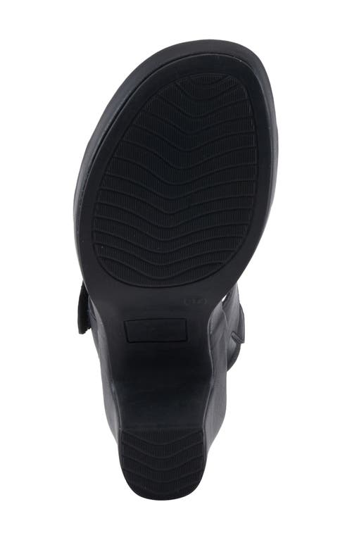 Patrizia By Spring Step Sandlin Adjustable Sandal In Black