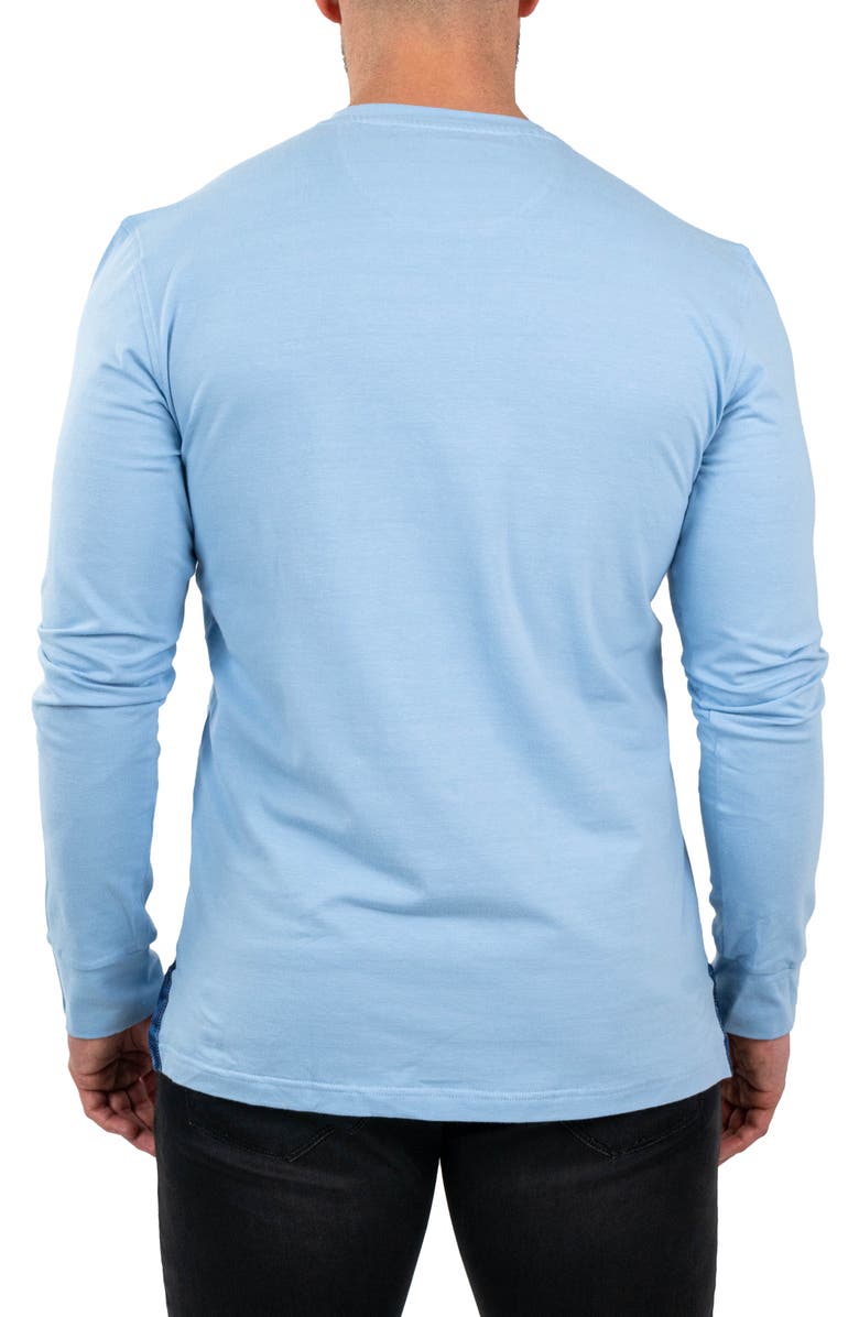 Maceoo Edison Solid V-Neck Cotton Sweater, Alternate, color, 