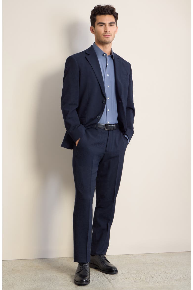 Anders Fit Textured Wool Suit, Alternate, color, NAVY TEXTURED WOOL