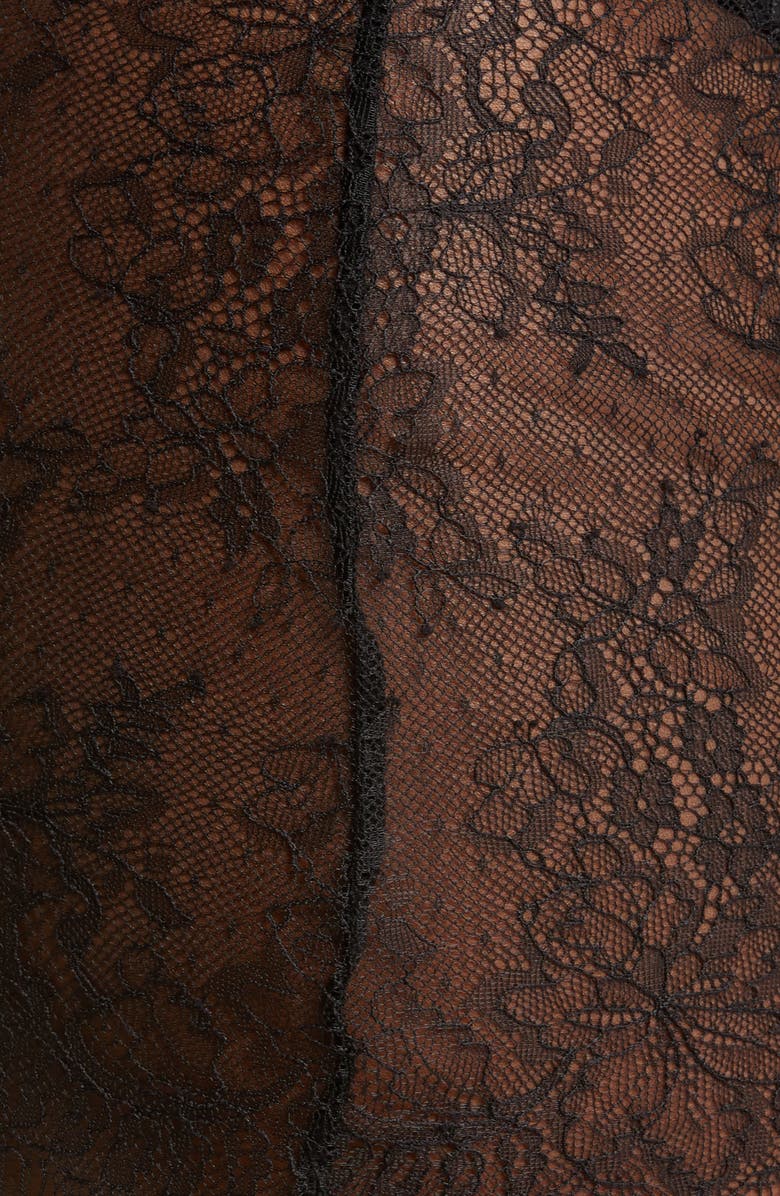 Bluebella Camelia Sheer Lace Garter Skirt, Alternate, color, 