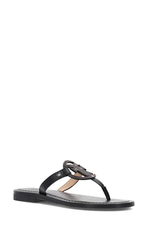 Frye Taylor Logo Sandal In Black