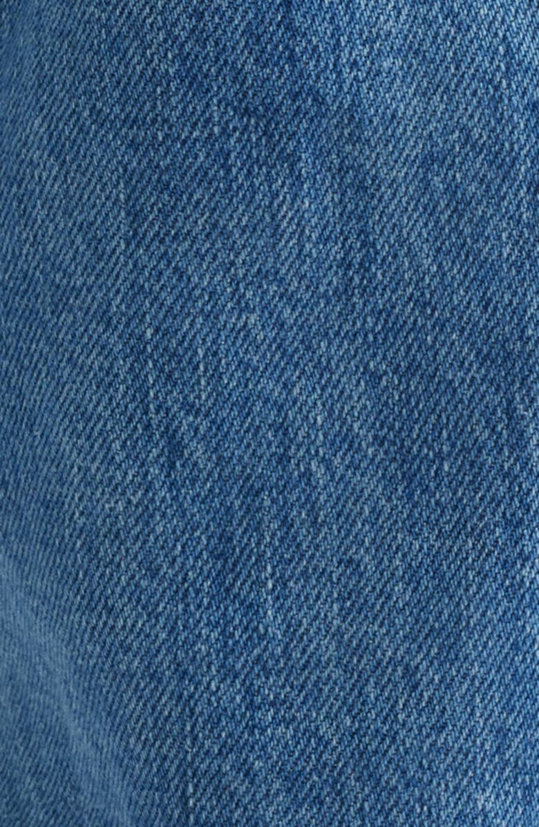 Mavi Jeans Zach Straight Leg Cotton & Linen Jeans, Alternate, color, Mid Linen Denim