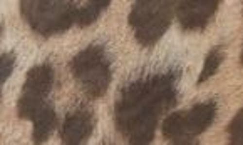 Stella Mccartney Ruched Leopard-print Jersey Midi Dress In Multicolor Brown
