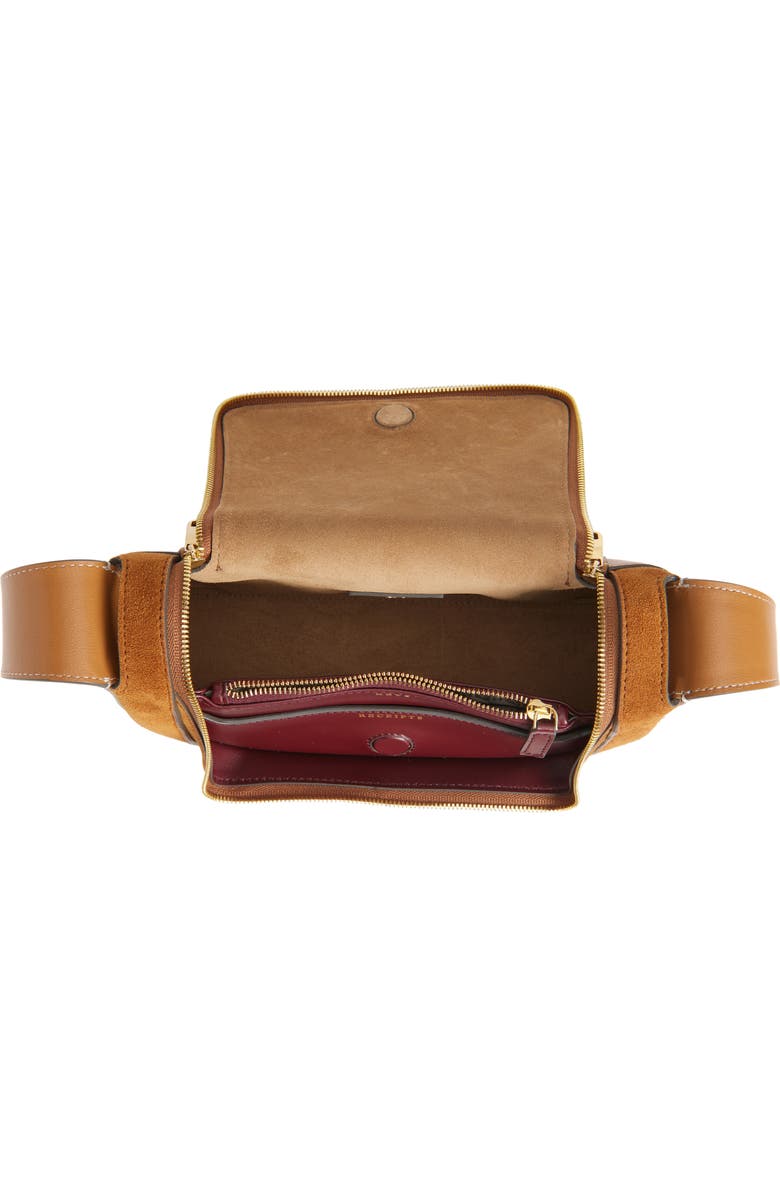 Anya Hindmarch Small Vere Suede Shoulder Bag, Alternate, color,