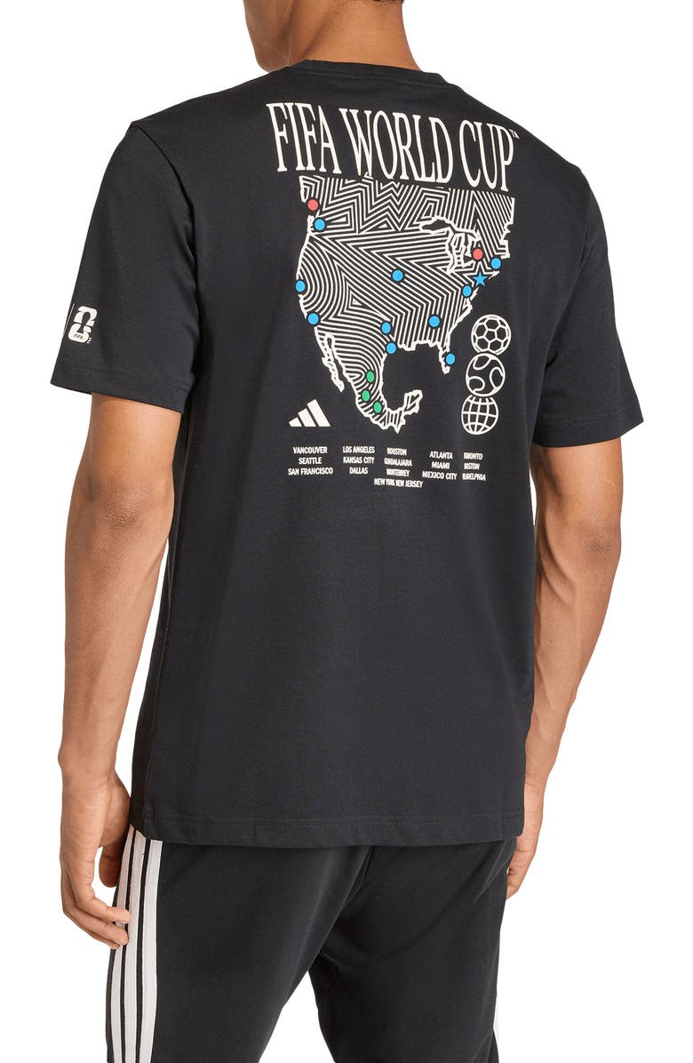 adidas FIFA World Cup Cotton Graphic T-Shirt, Alternate, color, Black