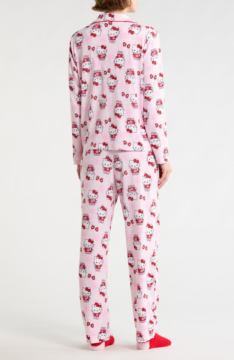 Hello Kitty Pajamas & Socks Set, Alternate, color, Light Pink Print