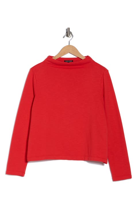 Funnel Neck Organic Cotton Top