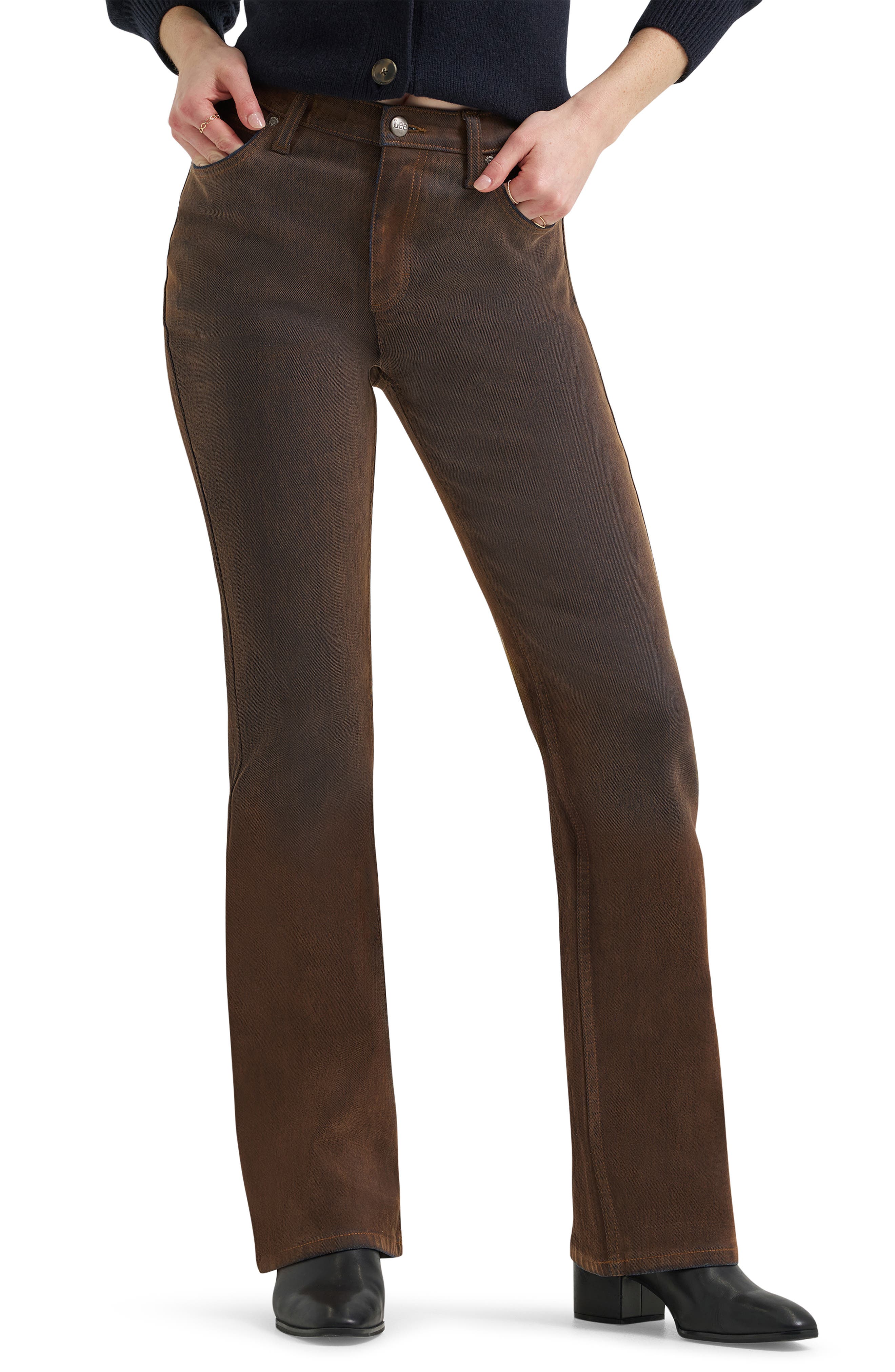 High Waist Bootcut Jeans