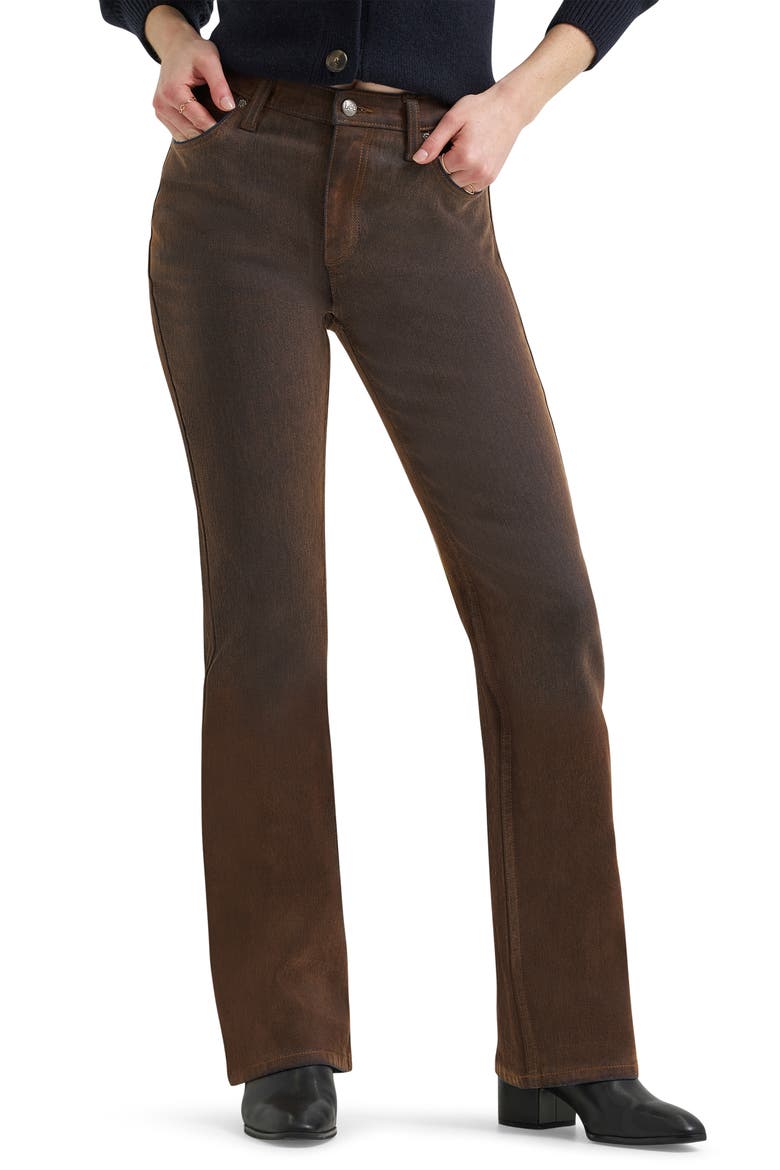 High Waist Bootcut Jeans, Main, color, WESTERN REVIVAL