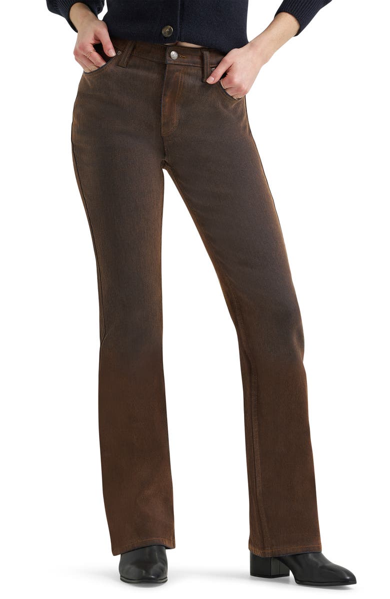 Lee High Waist Bootcut Jeans, Main, color, Western Revival