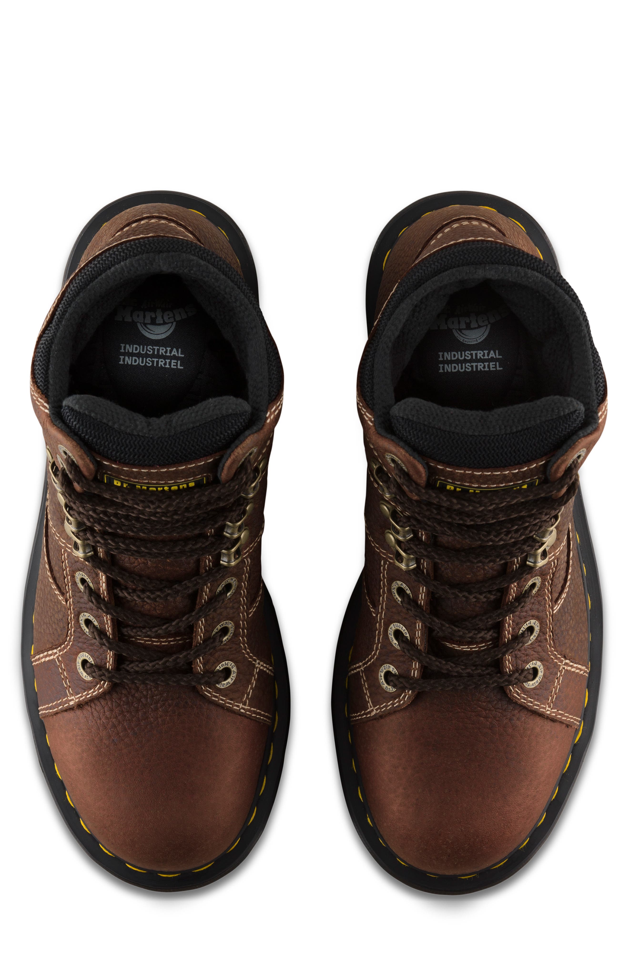 Dr. Martens Iron Bridge Leather Combat Boot, Alternate, color, 