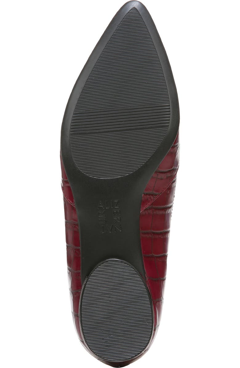 Naturalizer Havana Croc Embossed Flat, Alternate, color,