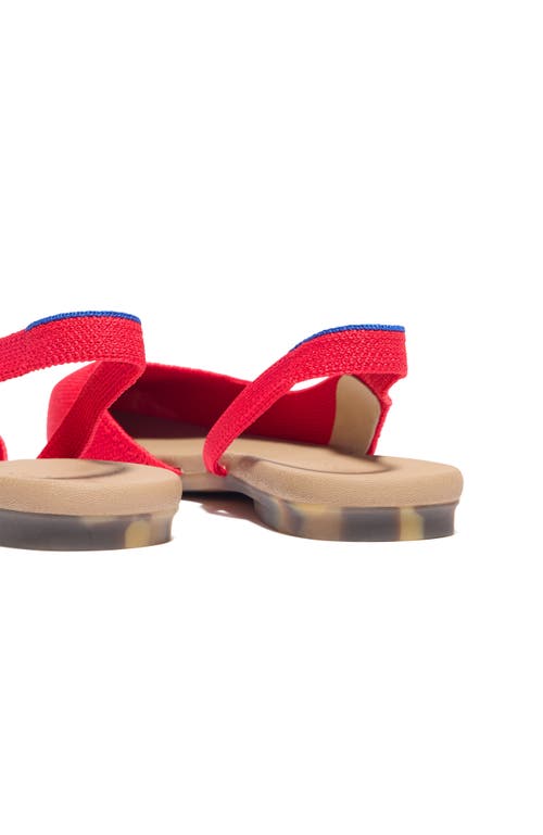 Shop Rothys Rothy's The Almond Slingback In Lollipop Red