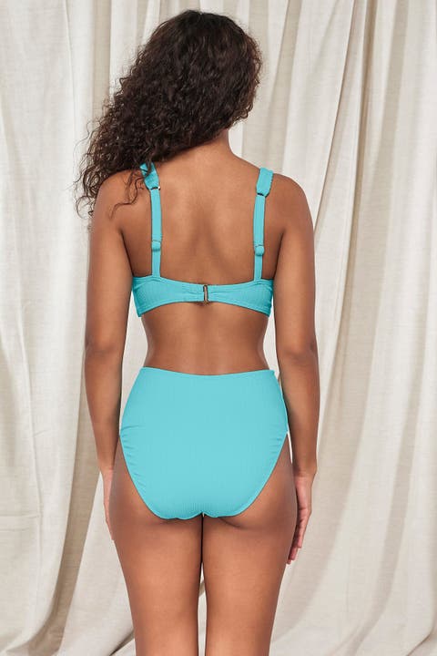 Astrid High Waist Bikini Swim Bottoms