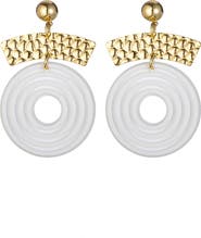 EYE CANDY LOS ANGELES Adele Open Circle Drop Earrings