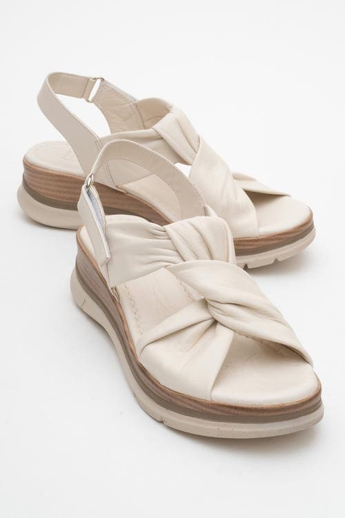 Forever & Always Shoes Oara Leather Sandal In Brown