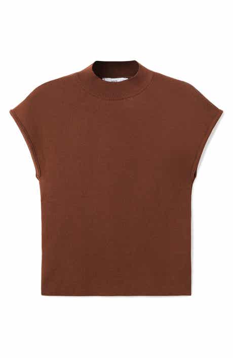 MANGO Mock Neck Sweater