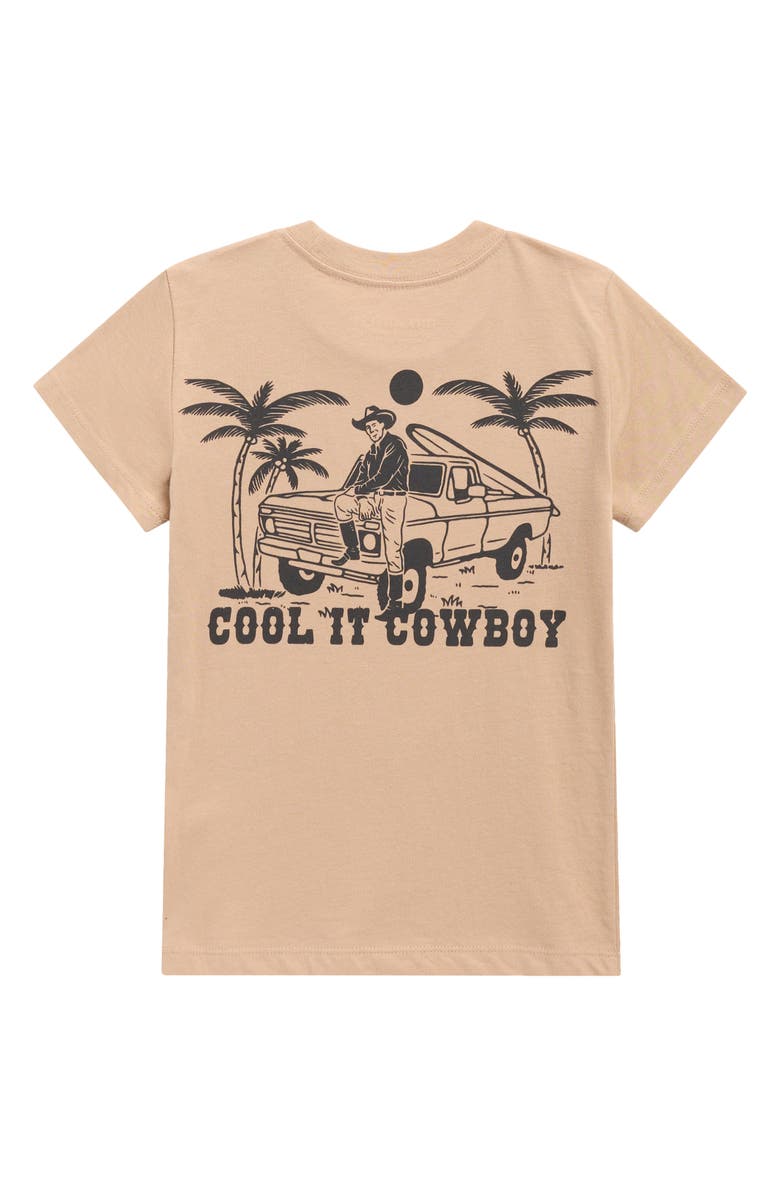 Tiny Whales Kids' Cool It Cotton Graphic T-Shirt, Alternate, color, Sand