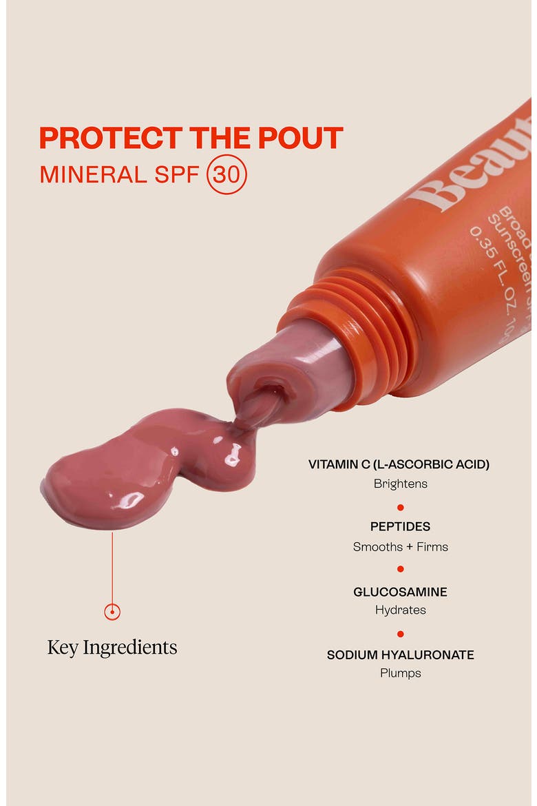 Vitamin C Mineral SPF 30 Lip Serum, Alternate, color, NEUTRAL PEACH