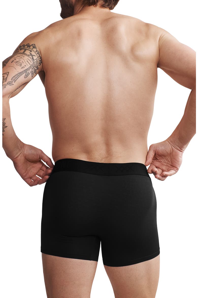 C.O.R. 4-Inch Boxer Briefs, Alternate, color, PURE BLACK