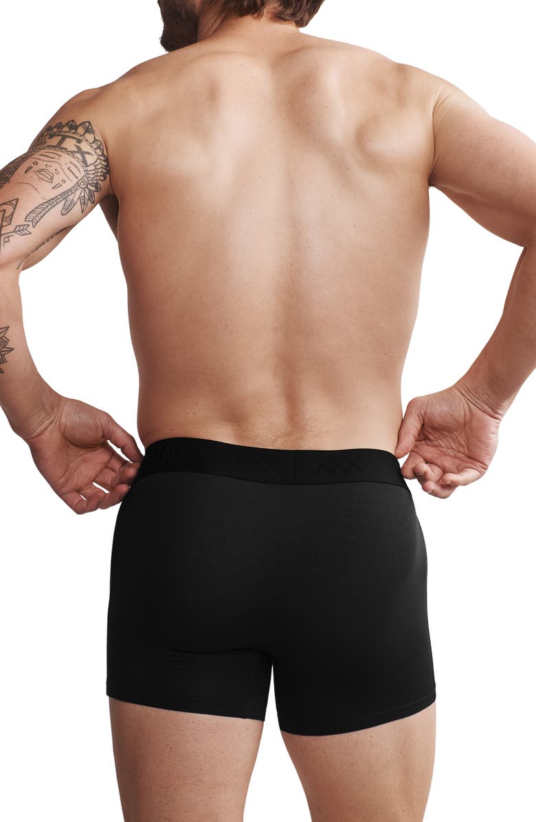 Rhone C.O.R. 4-Inch Boxer Briefs, Alternate, color, Pure Black