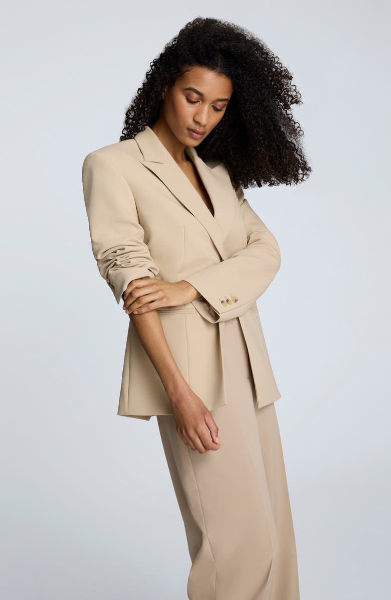 Kenneth Cole Slim Twill Jacket, Alternate, color, Butternut