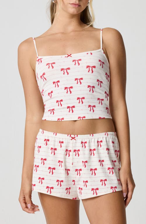 Florence By Mills Cotton Blend Pajamas In White