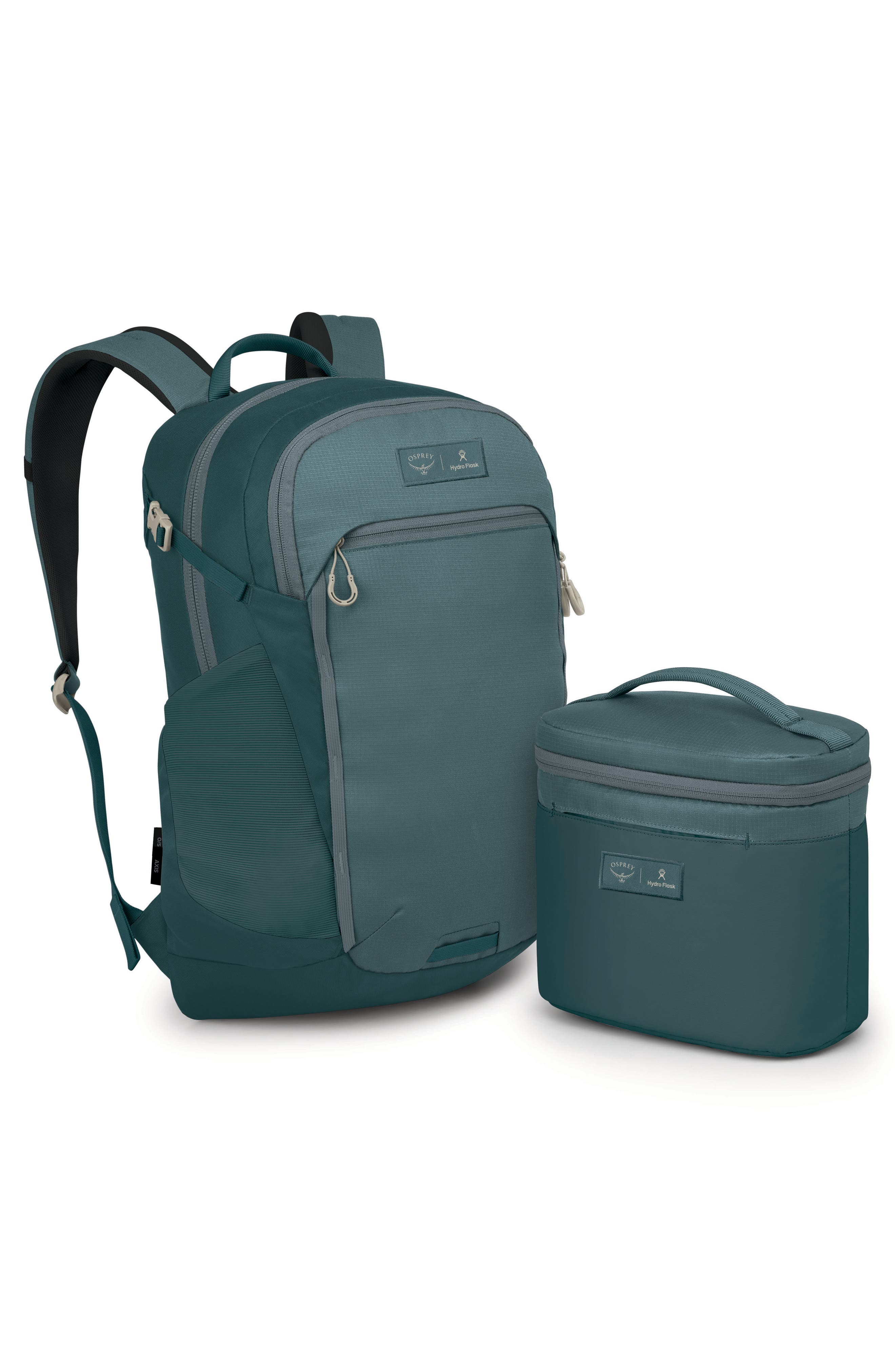 Axis x Hydro Flask Backpack & Insulated Lunch Bag Bundle, Alternate, color, CASCADE BLUE