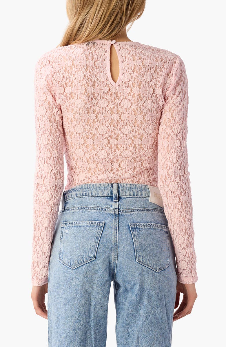 CAMI NYC Meli Lace Long Sleeve Shirt, Alternate, color, Dogwood