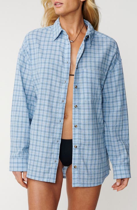 Classic Surf Plaid Long Sleeve Shirt