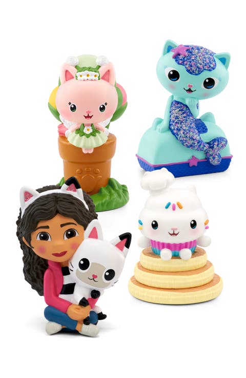 4-Pack Gabby's House Dollhouse Tonie Audio Character Bundle
