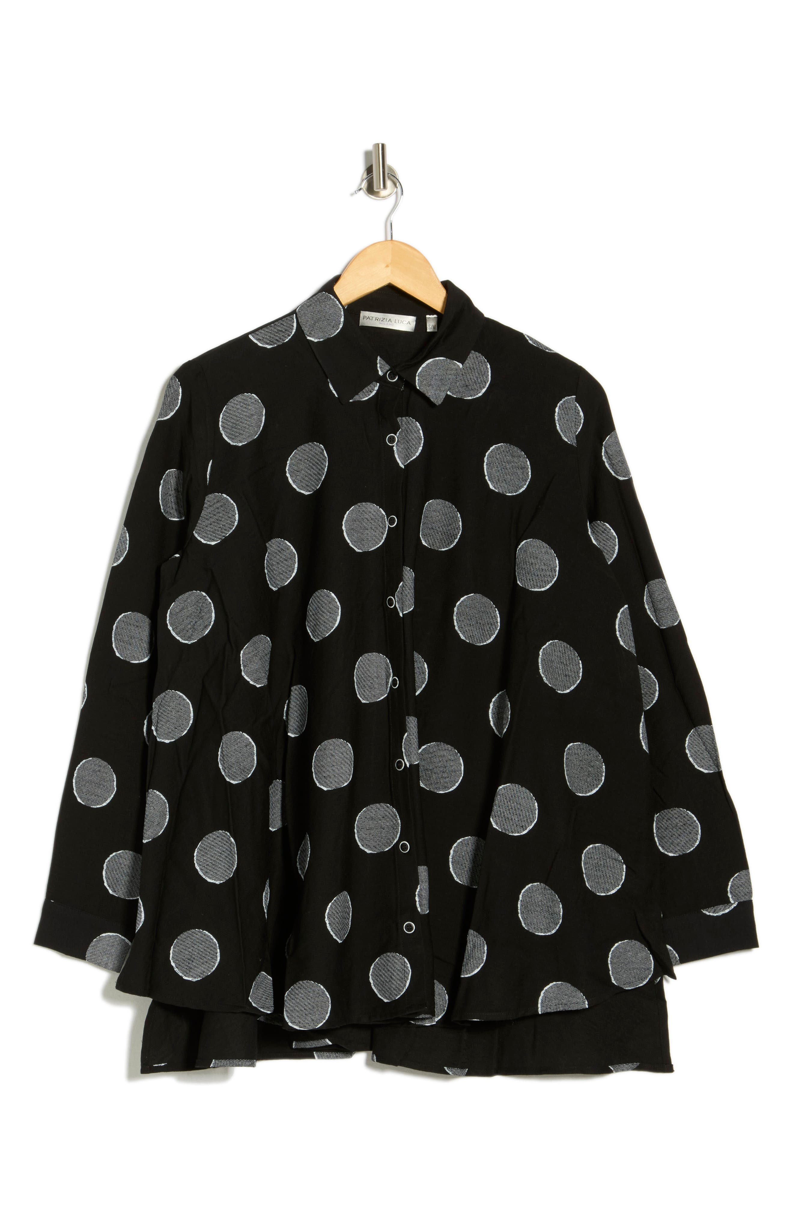 PATRIZIA LUCA Dot Button Down Shirt