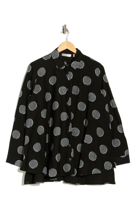 Dot Button Down Shirt