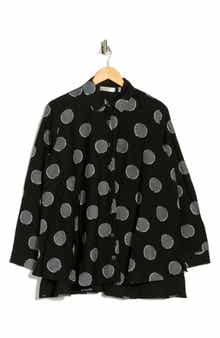 PATRIZIA LUCA Dot Button Down Shirt