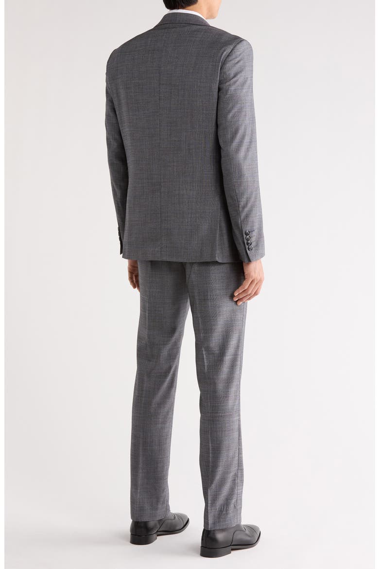 Classic Fit Windowpane Suit, Alternate, color, GREY