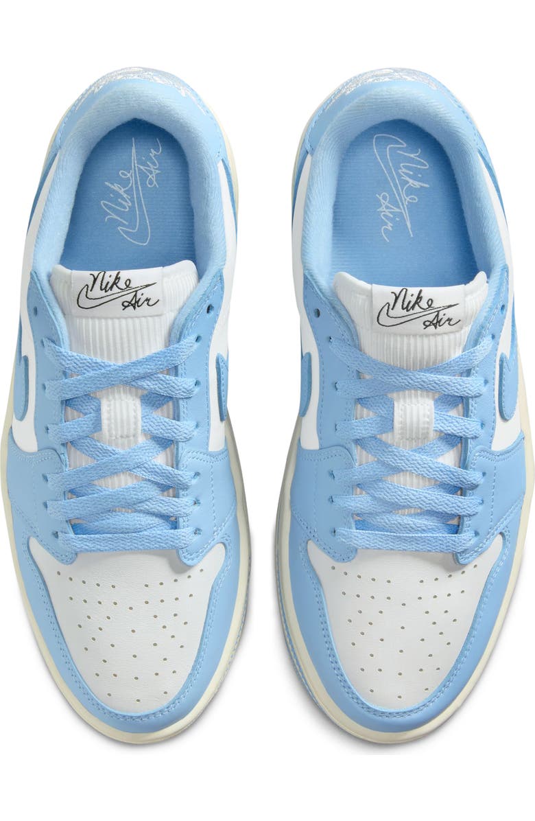 Jordan Air Jordan 1 Triple Platform Basketball Sneaker, Alternate, color, Psychic Blue/ Blue/ White